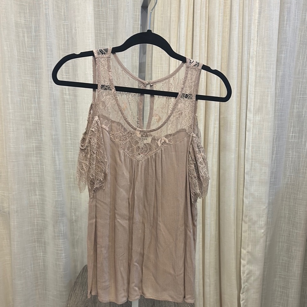 COPY - Umgee Tan Ruffled Embellished Camisole